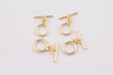 18k GF toggle clasp clasps 8mm 1420 14/20 Gold Filled - 2pcs 18K Gold Filled
