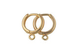 14K gold filled hoop earrings findings 10mm 12mm made in usa 1420 14/20 gold filled - one pair(2pcs) per order