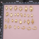 Carabiner Push Clasp Gold Filled Lobster Clasp, Claw Clasp, Lobster for DIY Bracelet Necklace Jewelry Making Findings Supply