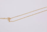16" 18K gold filled small oval chain 1mm 1.5mm 2mm made in usa 1420 14/20 gold filled