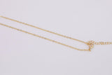 16" 18K gold filled small oval chain 1mm 1.5mm 2mm made in usa 1420 14/20 gold filled