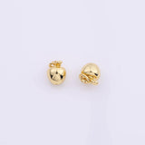 Apple Fruit Charm 7x9mm 18K Gold Filled for Charm Bar Bracelets and Necklaces Gold Silver Pave CZ Minimalist Charms