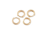 14K gold filled hoop earrings findings huggies 10mm 12mm 1420 14/20 gold filled - 4pcs