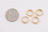14K gold filled hoop earrings findings huggies 10mm 12mm 1420 14/20 gold filled - 4pcs