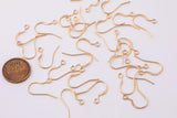 14k gold filled fish hooks earring findings 1/20 14k 14/20 stamped