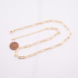 18K Gold Filled Paperclip Chain 5mm 16" 18" 1420 14/20 Gold Filled