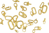 18K gold filled lobster toggle clasp 8x19mm spring gate push clasp toggle connector necklace bracelet 1pc per order