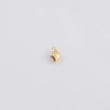 Strawberry Fruit Charm 18K Gold Filled Charm for Charm Bar Bracelets and Necklaces Charms Gold Filled Charms Minimalist CZ Pave