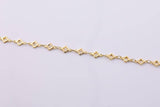 Clover Chain Gold and White Gold Ion Plated Tarnish Resistant