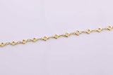 Clover Chain 6mm - Gold and White Gold Ion Plated Tarnish Resistant