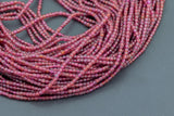 Natural African Garnet Faceted Cube Beads Size 2.5mm 15.5" Strand