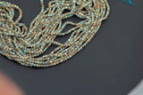 Natural Lemurian Blue Calcite Faceted Cube Beads Size 3.5mm 15.5" Strand