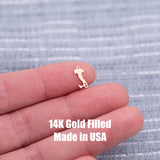 Italy Italia Connector Permanent Jewelry - Italian Peninsula 14Kt Gold Filled or Sterling Silver- Bracelet or Necklace - Permanent Jewelry