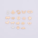 Animal Gold Filled Connectors Permanent Jewelry Connector Selection Intricate Detail - 14kt gold filled or Sterling Silver - Made in the USA
