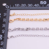 18" 14k Gold Plated Ion Necklace Charm Bar Necklace Faceted Oval 4x5.5mm