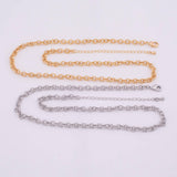 18" 14k Gold PVD Ion Plated Tarnish Resistant Necklace Charm Bar Necklace Sunburst Textured Oval Necklace 5mm