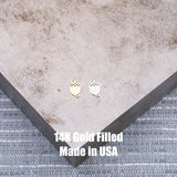 Acorn Connector Permanent Jewelry Connectors Fall Themed - 14Kt Gold Filled Sterling Silver - Permanent Jewelry Supply