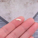 Jaguar Leopard Connector Permanent Jewelry Connectors 14k Gold Filled Sterling Silver for permanent jewelry