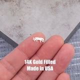 Jaguar Leopard Connector Permanent Jewelry Connectors 14k Gold Filled Sterling Silver for permanent jewelry