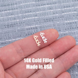 Fuck Connector Permanent Jewelry Connectors 14k Gold Filled Sterling Silver for permanent jewelry