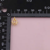Anchor Helm Ship steering wheel nautical sea charm 18k Gold Filled Charm Bar Bracelets and Necklaces Silver Pave CZ Minimalist Charms