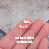 Fuck Connector Permanent Jewelry Connectors 14k Gold Filled Sterling Silver for permanent jewelry