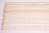 16" 18k Gold Filled Necklace Selection Rectangle Mariner Rolo Satellite Snake Singapore Oval Hear