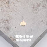 Hedgehog Connector - 14Kt Gold Filled Sterling Silver - Connectors - Permanent Jewelry Supply