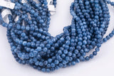 Kyanite Jade Beads Smooth Round 8mm - Full Strand 15.5 inch Strand AAA Quality