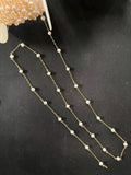 Genuine Freshwater 4mm Pearl on Gold Filled 1.5mm Cable Chain, 14k gold filled, permanent jewelry chain, wholesale chain