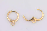14K gold filled hoop earrings findings 12mm made in usa 1420 12014k Made in USA