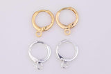 14K gold filled hoop earrings findings 12mm made in usa 1420 12014k Made in USA