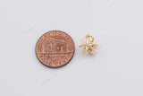 9mm mini starfish star fish ocean animal add-on charm | n1769 22K Gold Filled