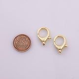 18K gold filled lobster toggle clasp 16x20mm spring gate push clasp toggle connector necklace bracelet 1pc per order