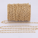 18K Gold Filled Paperclip Oval Chain 5x8mm Unfinished Chain by the yard