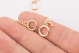 18k GF toggle clasp clasps 8mm 1420 14/20 Gold Filled - 2pcs 18K Gold Filled