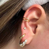 14K gold filled huggie earrings collection hoop earrings huggies collection 10mm 12mm 14mm gold filled