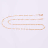 16" 22k Gold Filled Necklace Charm Bar Necklace Sunburst Oval Necklace 2.5mm