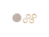 14K gold filled hoop earrings findings huggies 10mm 12mm 1420 14/20 gold filled - 4pcs