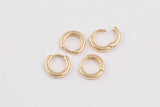 14K gold filled hoop earrings findings huggies 10mm 12mm 1420 14/20 gold filled - 4pcs