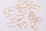 14k gold filled fish hooks earring findings 1/20 14k 14/20 stamped