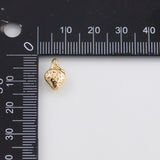 Strawberry Fruit Charm 18K Gold Filled Charm for Charm Bar Bracelets and Necklaces Charms Gold Filled Charms Minimalist CZ Pave