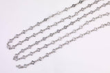 Clover Chain 6mm - Gold and White Gold Ion Plated Tarnish Resistant