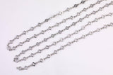 Clover Chain 6mm - Gold and White Gold Ion Plated Tarnish Resistant