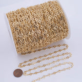 6mm Clover Chain - Gold and White Gold Ion Plated Tarnish Resistant