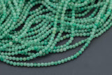 Natural Aventurine - Full Strands-15.5 inches- 3mm- Nice Size Hole- Diamond Cutting, High Facets-Nice and Sparkly-Faceted Round
