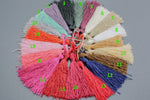 NYLON TASSEL Tassle Bracelet size 3 inches 4 pcs