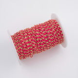 Gold Enamel Red Enamel Chain 1 yard per order Tarnish Resistant
