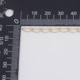 White Enamel Chain 1 yard per order Tarnish Resistant