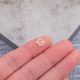 Cupcake connector Permanent Jewelry Connectors 14k Gold Filled Sterling Silver for permanent jewelry